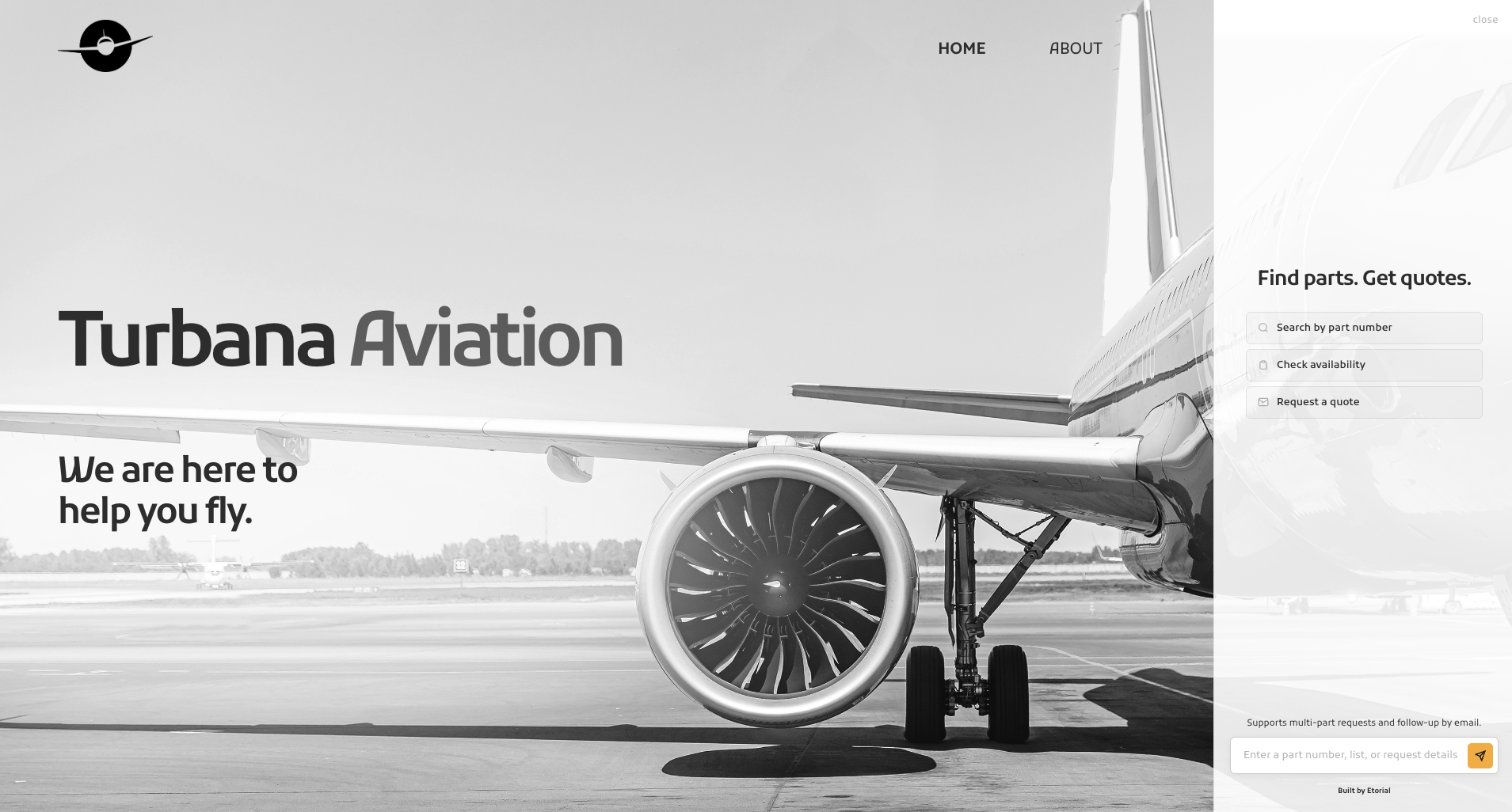 Aircraft turbine engine, Turbana Solutions aviation parts